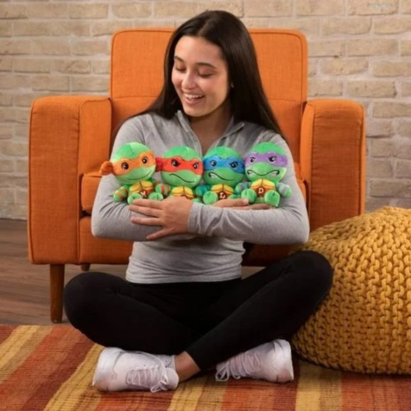 Club Mocchi Mocchi Teenage Mutant Ninja Turtles Donatello Junior 6-Inch Plush - Picture 8 of 8